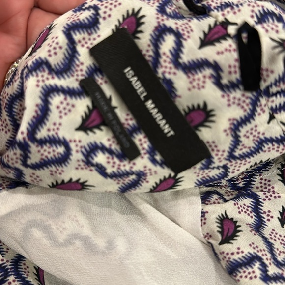 Isabel Marant Arodie Silk Dress Size 38 US6 - Picture 11 of 12